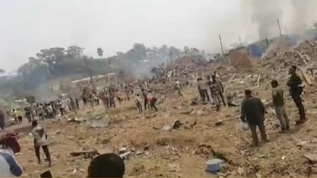  Dutzende Tote nach Explosion in Ghana befürchtet