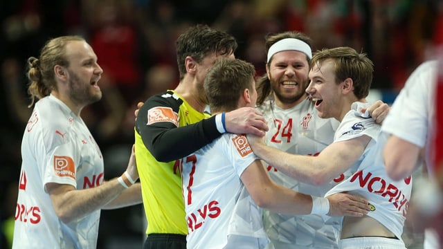  Dänemark an Handball-EM erster Halbfinalist
