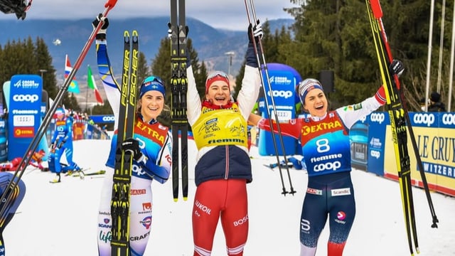  Russische Premiere: Neprjajewa siegt an Tour de Ski