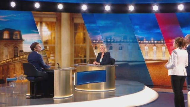  Le Pen versus Macron: TV-Duelle können entscheiden