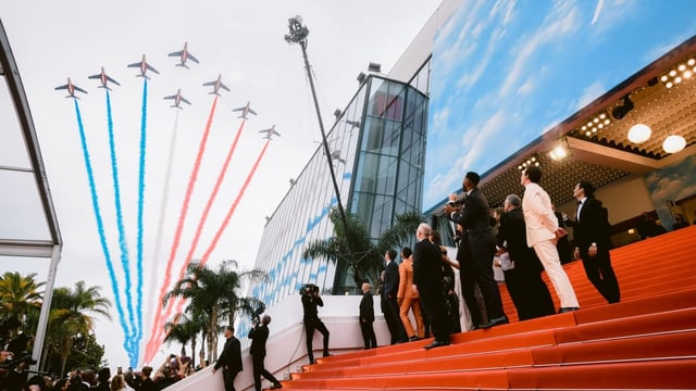  Kampfjets über der Croisette: Wie Cannes das sein?