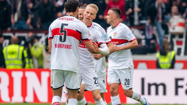  Stuttgart und Bielefeld hoffen dank Last-Minute-Toren