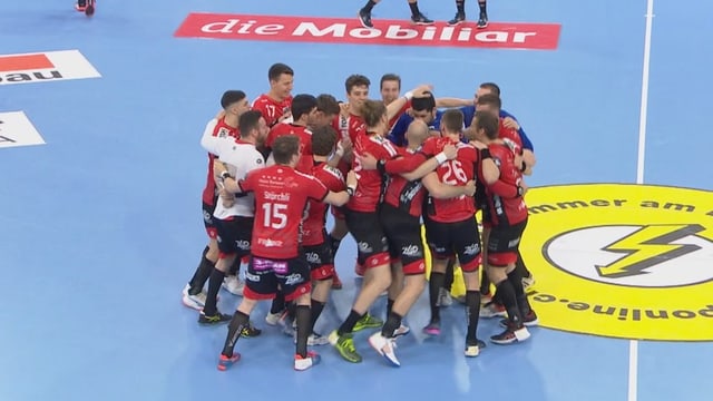  Pfadi gewinnt Viertelfinal-«Belle» gegen St. Otmar