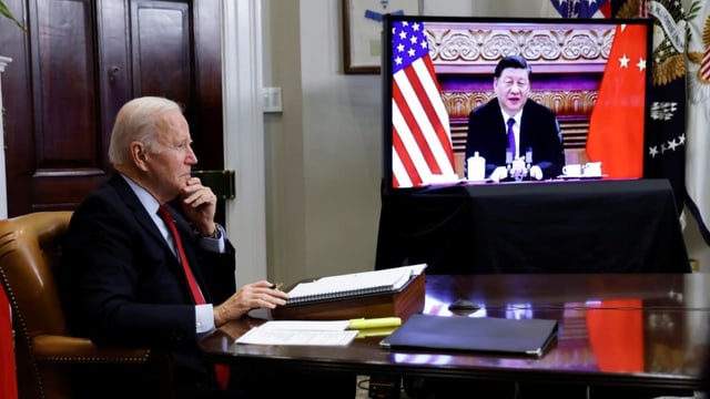  Xi droht Biden: «Nicht mit dem Feuer spielen»