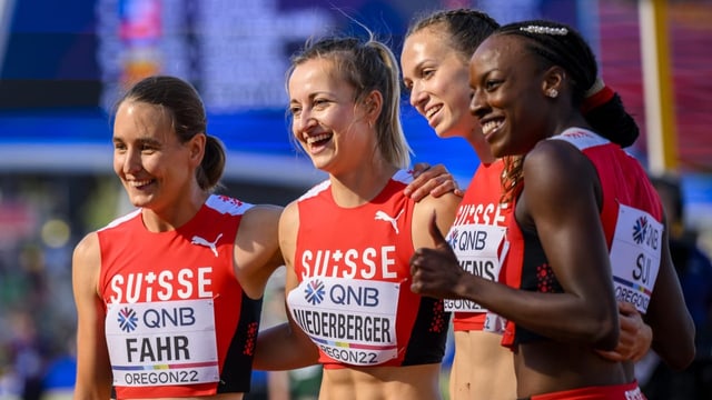  Schweizer Frauen-Staffel mit starkem Auftritt