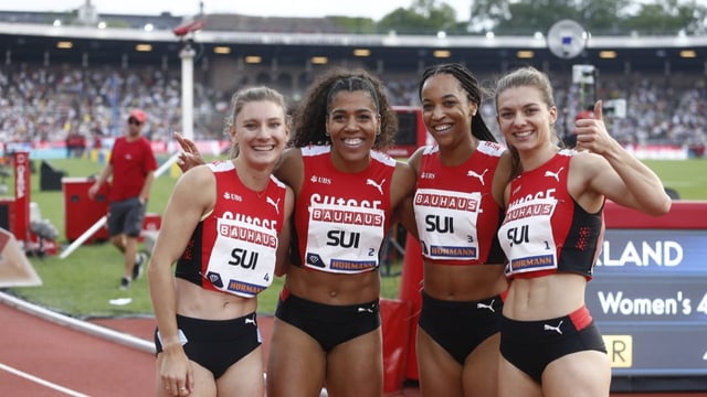  Sprint-Staffel der Frauen mit Top-Zeit – Kambundji fehlen 0,003 s