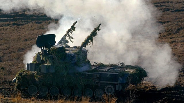  Erste drei Geparden-Panzer in der Ukraine eingetroffen
