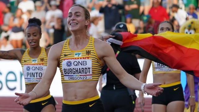  So viel Schweiz steckt in Deutschlands Top-Sprinterin Burghardt