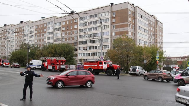  Mehrere Tote nach Schiesserei an russischer Schule