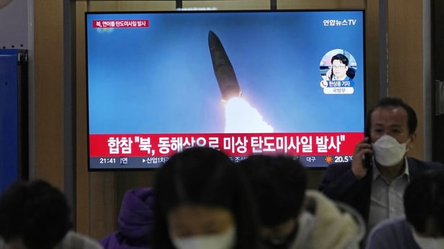  Nordkorea startet erneut ballistische Rakete
