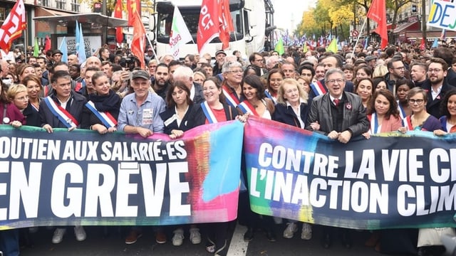  Zehntausende protestieren in Paris gegen steigende Preise