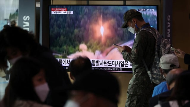  Nordkorea feuert erneut zwei ballistische Raketen ab