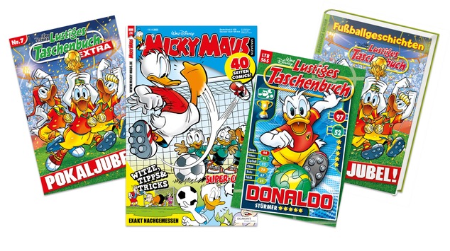  Anpfiff für Donald Duck: Die Fußball-WM findet auch in Entenhausen statt!