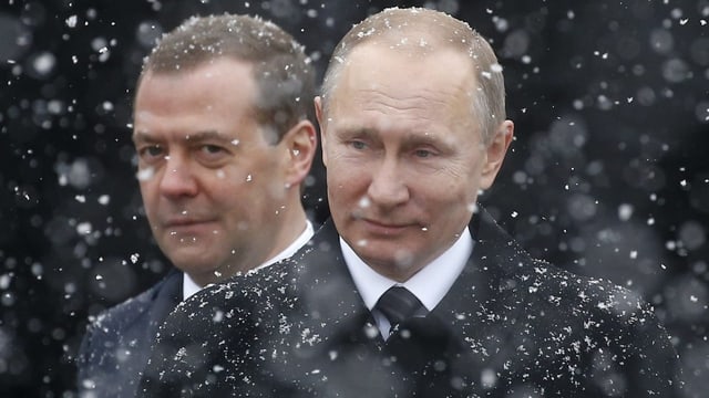  Medwedew: vom Liberalen zu Putins Einpeitscher
