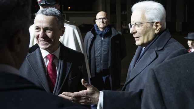 Italiens Staatspräsident in Bern: Ein willkommener Gast