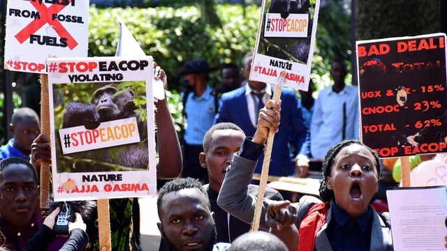  Internationaler Widerstand gegen Ugandas geheizte Pipeline