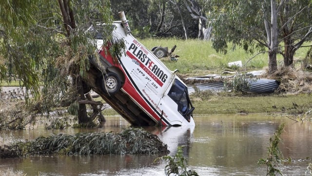  Nach Starkregen: Siedlungen an Australiens Ostküste überflutet