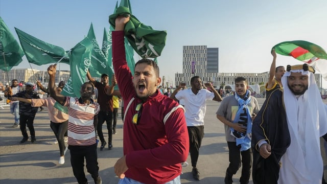  Saudi-Arabien feiert seinen grössten WM-Erfolg