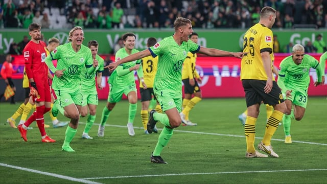  BVB unterliegt bei «Lieblingsgegner» Wolfsburg – Bayern souverän