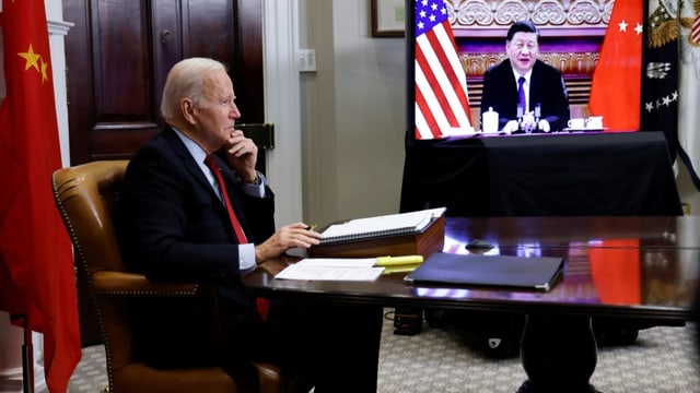  Präsidenten Biden und Xi kündigen erstes persönliches Treffen an