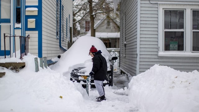  Rekordverdächtige Schneefälle im Norden der USA – zwei Todesopfer