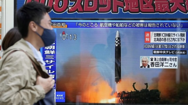 Nordkorea feuert offenbar erneut Interkontinentalrakete ab