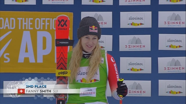  Fanny Smith verpasst Weltcupsieg um 0,05 Sekunden