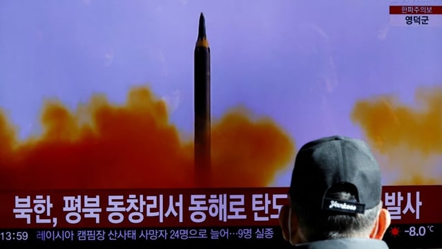  Nordkorea testet erneut ballistische Raketen