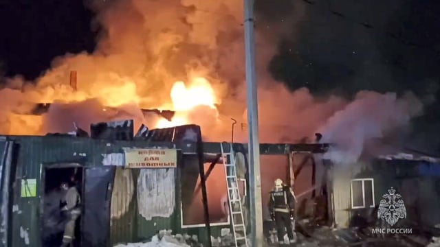  Brand in russischem Altersheim fordert 22 Todesopfer