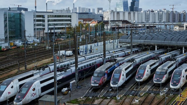  Frankreichs Zugpersonal streikt über Weihnachten