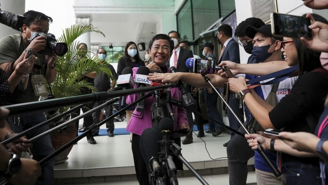  Philippinische Journalistin Maria Ressa freigesprochen