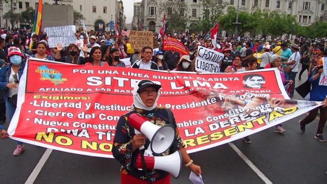  Der Ruf nach Neuwahlen in Peru reisst nicht ab