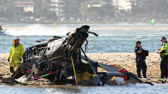  Vier Menschen sterben bei Helikopter-Kollision in Australien