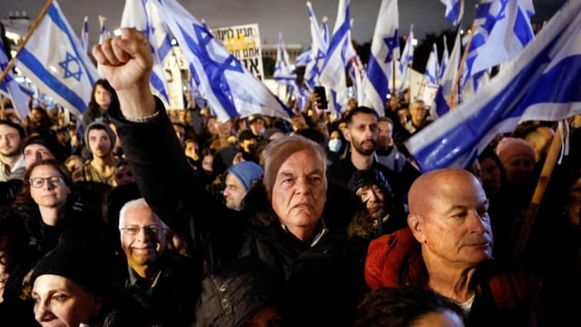  Zehntausende demonstrieren in Israel gegen geplante Justizreform