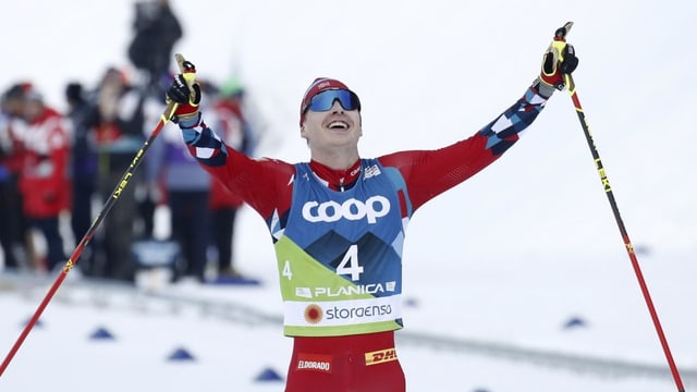 Norwegischer Vierfachsieg: Krüger wird Skiathlon-Weltmeister