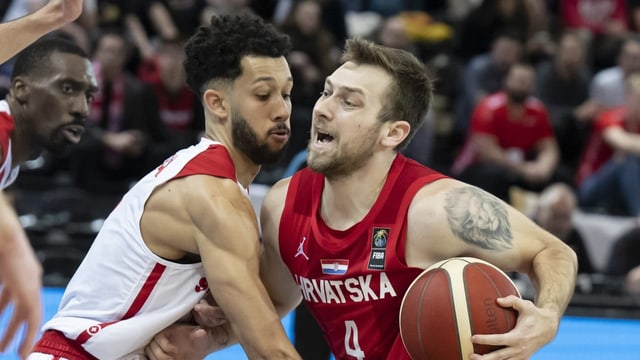  Basketball-Nati gibt Spiel gegen Kroatien spät aus der Hand