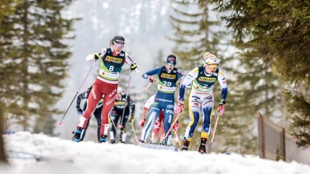  Fähndrich enttäuscht im Langlauf-Sprint – Schwedinnen dominieren