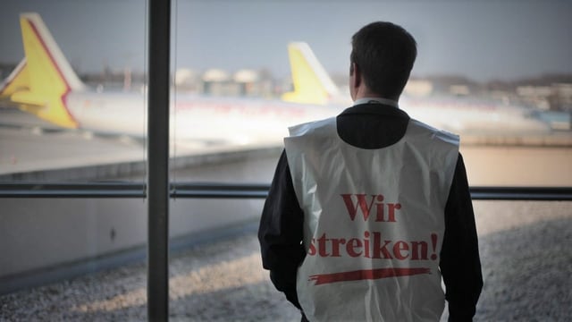  Deutsches Flughafenpersonal kündigt Streiks für Freitag an