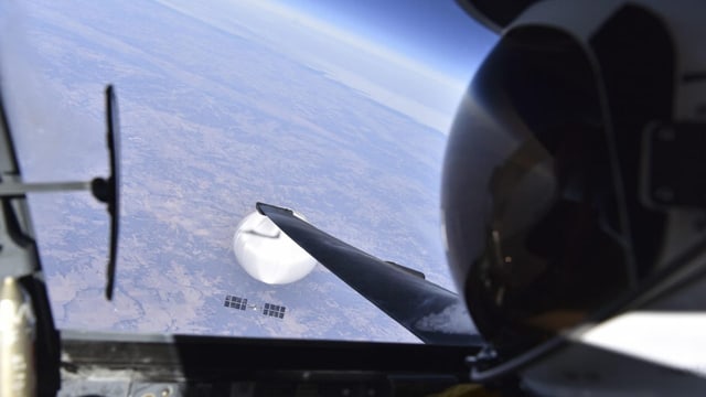  US-Militär veröffentlicht neues Bild von abgeschossenem Ballon