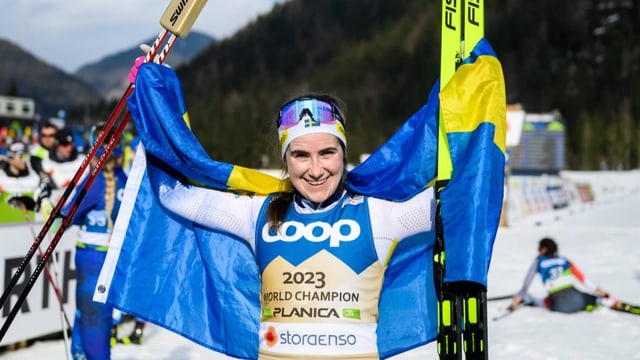  Andersson setzt sich die Skiathlon-Krone auf