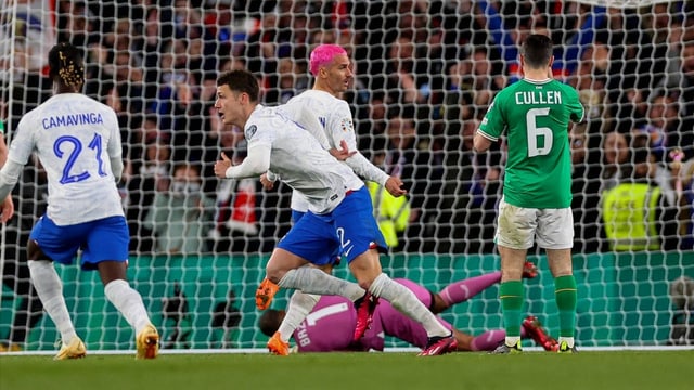  Ein Sonntagsschuss für 3 Punkte: Frankreich gewinnt in Irland