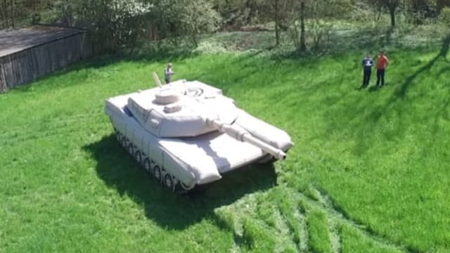  In der Ukraine kommen auch aufblasbare Panzer zum «Einsatz»