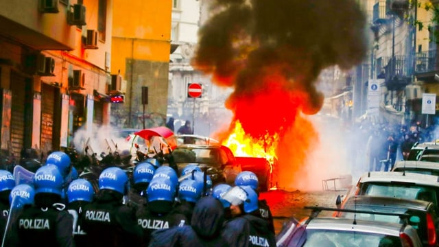  8 Festnahmen nach Krawallen in Neapel