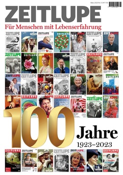  Steinalt und doch taufrisch: Die Zeitschrift “Zeitlupe” von Pro Senectute Schweiz feiert ihren 100. Geburtstag