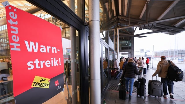  Streik legt Flughäfen in Deutschland lahm