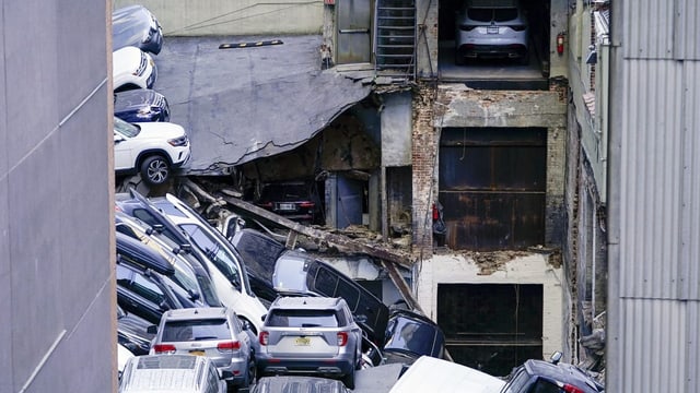  Parkhaus in New York eingestürzt: Mindestens eine Person tot