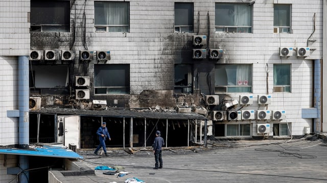  29 Todesopfer nach Brand in Pekinger Spital