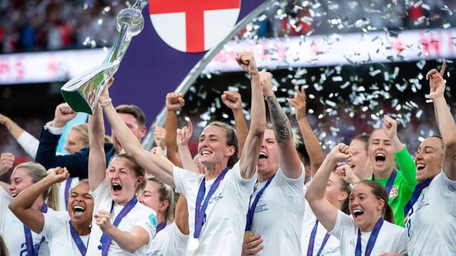  Wieder im Wembley: Holen die Engländerinnen den nächsten Titel?