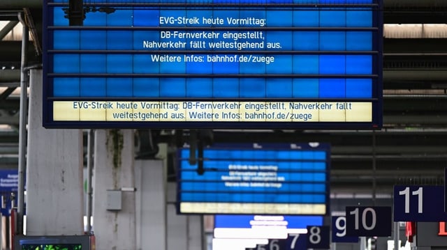  Deutsche Bahn stellt Fernverkehr ab Sonntagabend ein