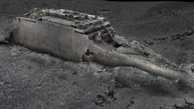  3D-Scans zeigen spektakuläre Bilder der Titanic